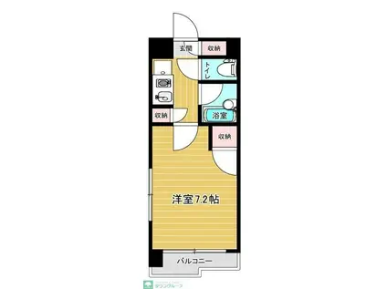 大南ビル(1K/2階)の間取り写真