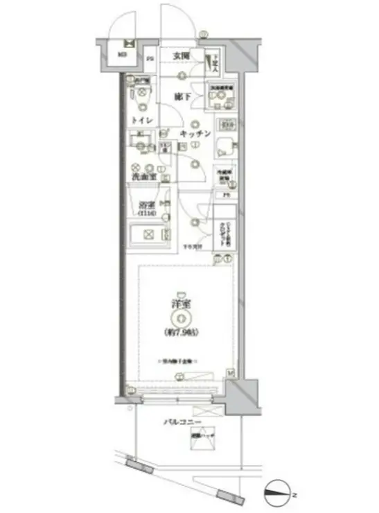 イルフィオーレ都立大学 6階階 間取り