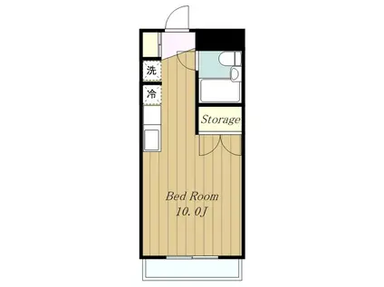 トミーホームズ相模大野(ワンルーム/4階)の間取り写真