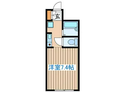 SFORZO(ワンルーム/2階)の間取り写真