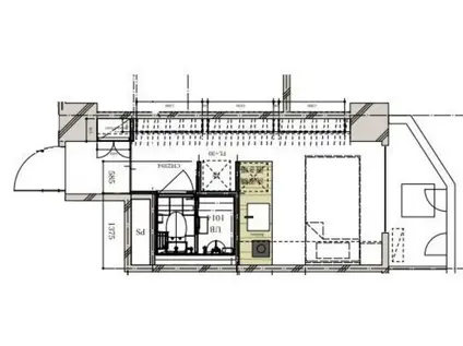 TRUST VALUE 不動前(ワンルーム/8階)の間取り写真