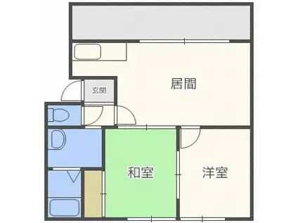 エスコート25(2SLDK/3階)の間取り写真