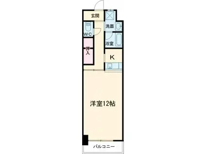 グランドパレスNS-6(1K/1階)の間取り写真