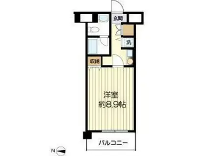 TNコンフォート(1K/5階)の間取り写真