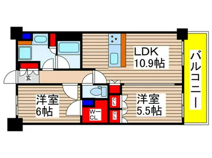 コンフォリア成増グリーンサイド(2LDK/3階)の間取り写真