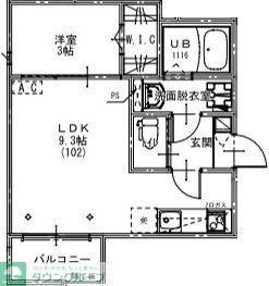 KEIAI RESIDENCE 大和田V(1LDK/1階)の間取り写真