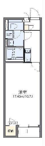 レオネクストパインツリー(1K/2階)の間取り写真