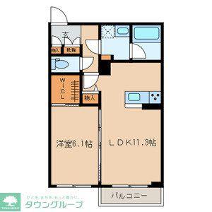 LE LIEN(1LDK/1階)の間取り写真