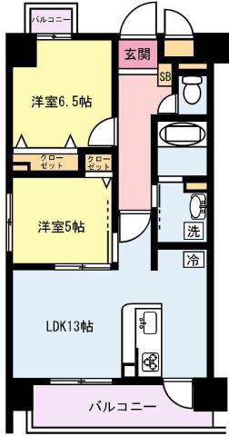 WHITESTORK叶屋(1SLDK/4階)の間取り写真