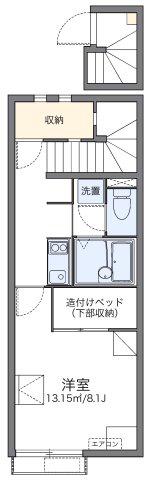 レオネクスト雄(1K/2階)の間取り写真