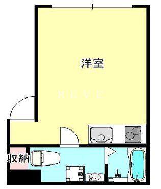 FLレジデンス神田公館II(ワンルーム/4階)の間取り写真