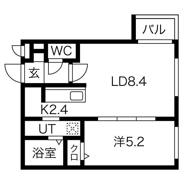 PLAN DOLL(1LDK/3階)の間取り写真