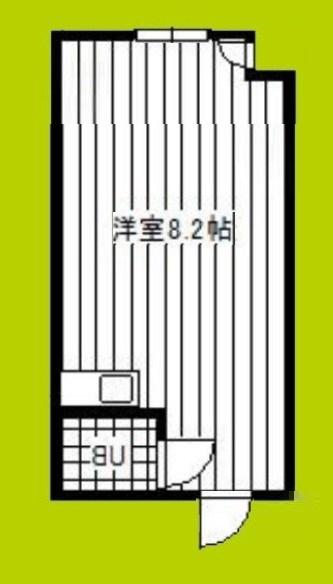 シャトーNT(ワンルーム/4階)の間取り写真