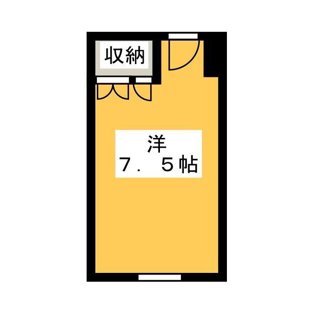 TACHIBANA INN(ワンルーム/2階)の間取り写真