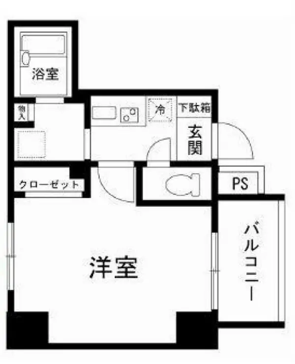スカイコート渋谷初台 5階階 間取り