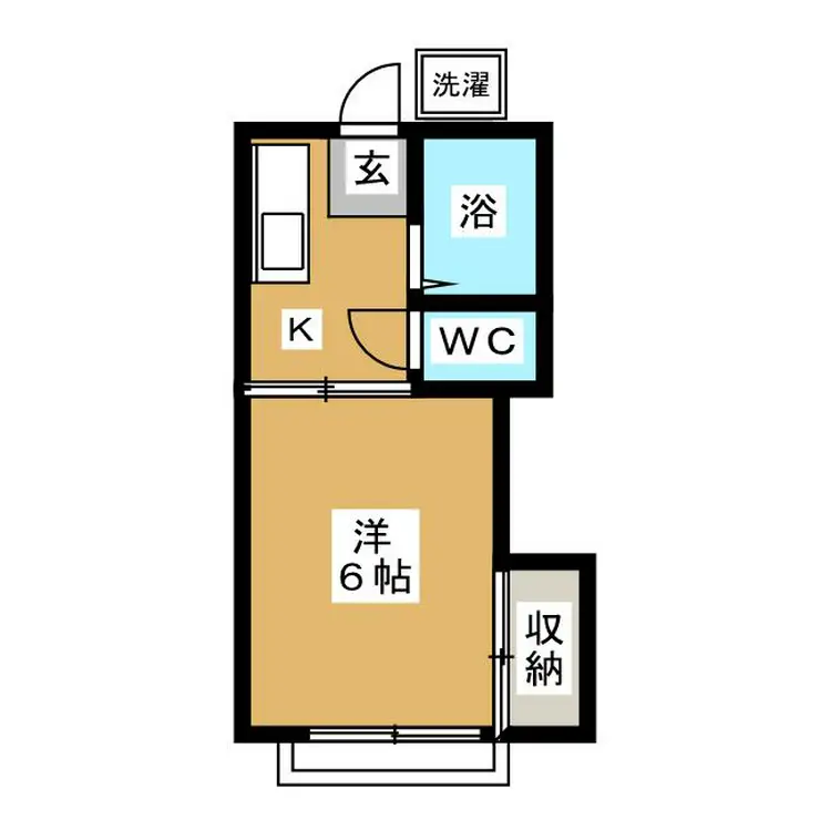 グリーンヒル六国 2階階 間取り