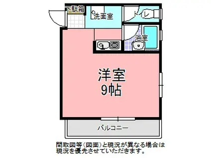 M.DAIMACHI(ワンルーム/1階)の間取り写真