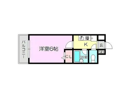 エスリード新大阪第5(1K/9階)の間取り写真