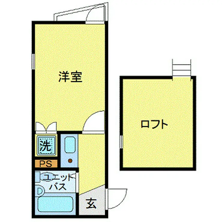 ゼネラルハイツ北千住 3階階 間取り