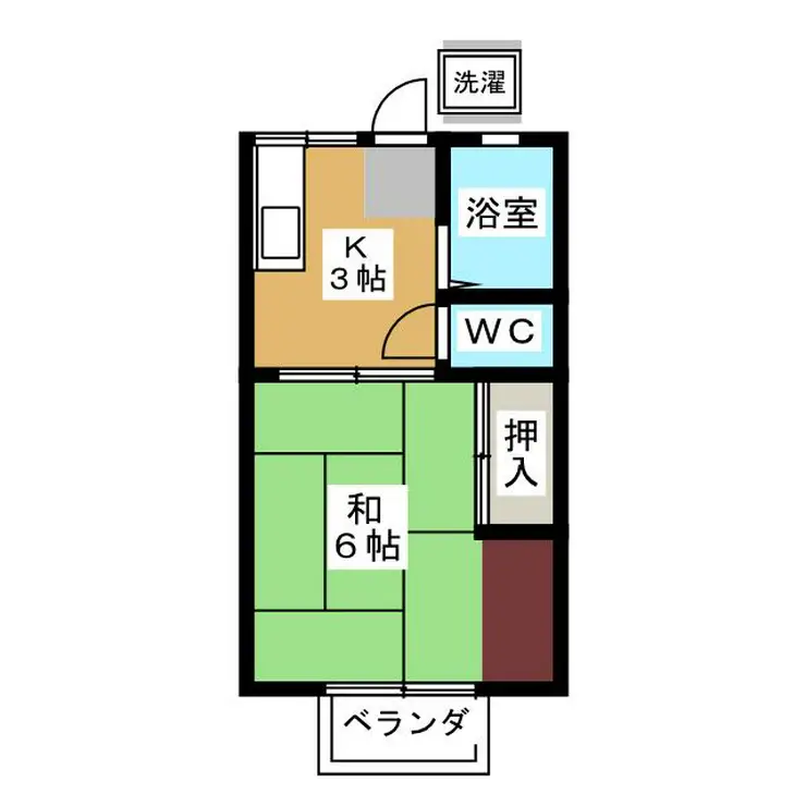 ハイムローゼ 2階階 間取り