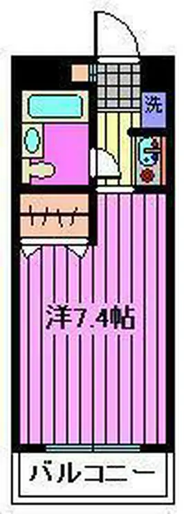 ローブル与野本町 1階階 間取り