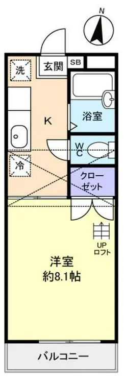 アイリス船橋 2階階 間取り