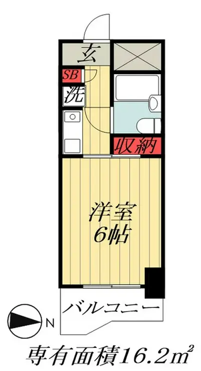 ベルシェ船橋ラマージュ 3階階 間取り