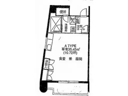 アポイントビル舟入本町(ワンルーム/6階)の間取り写真