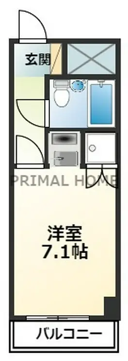 ホーユウコンフォルト神奈川新町 3階階 間取り