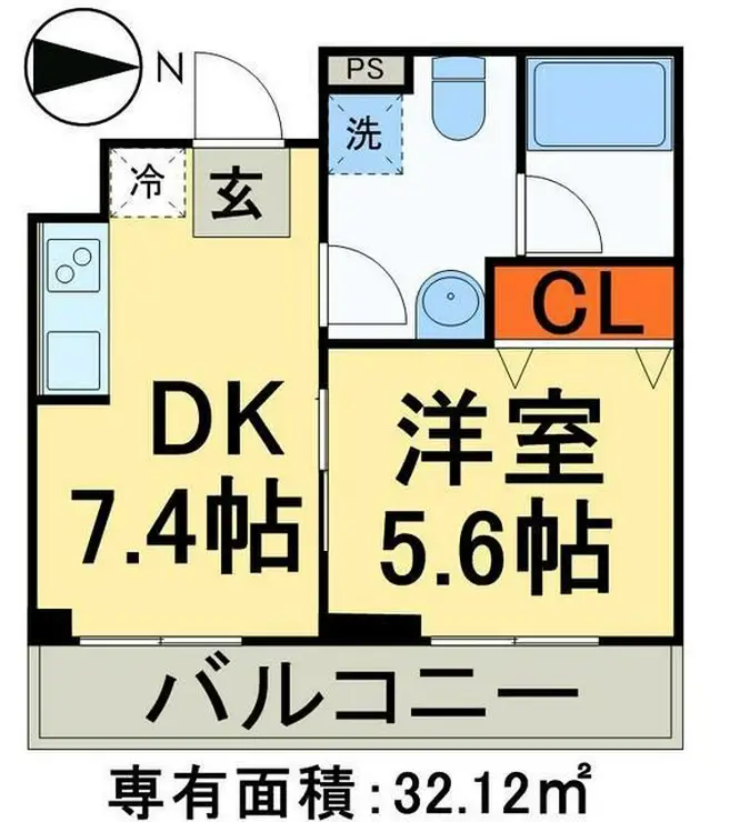 パークアクシス錦糸町 11階階 間取り