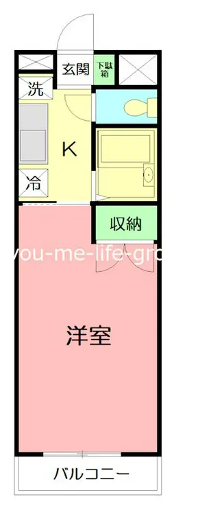 フェリシティ 4階階 間取り