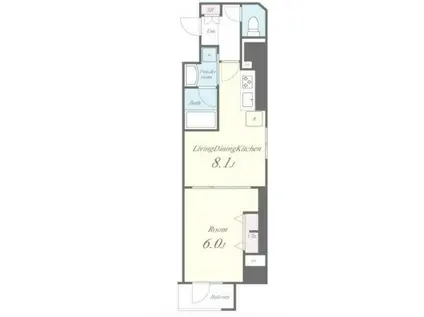 JPT RESIDENSE(1LDK/3階)の間取り写真