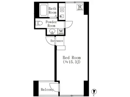 STELLA池上(ワンルーム/7階)の間取り写真