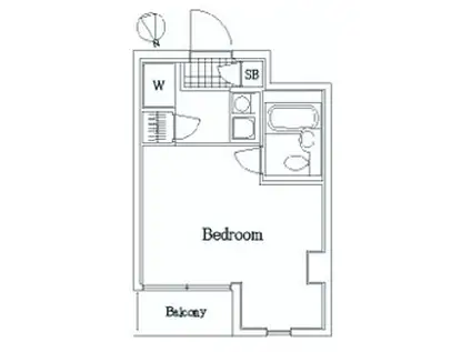 アーバンヒルズ西川口(ワンルーム/5階)の間取り写真