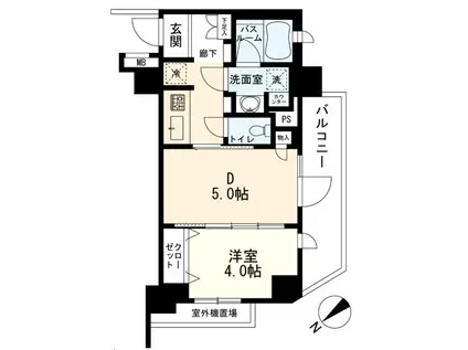 日神デュオステージ板橋(1DK/10階)の間取り写真