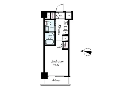 GROWS NISHI YOKOHAMAII(1K/5階)の間取り写真