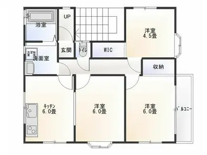 鈴木ビル(3DK/3階)の間取り写真