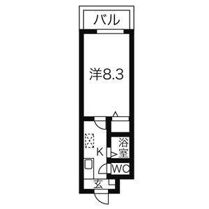 TS DREAM(1K/4階)の間取り写真
