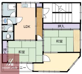 ブランドール大正1(3LDK/4階)の間取り写真