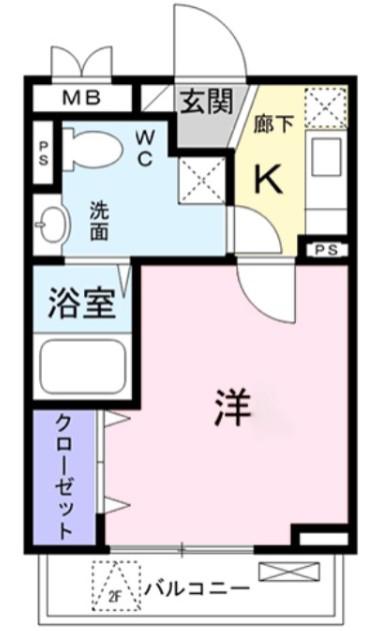 プラナ南品川PRANA(1K/3階)の間取り写真