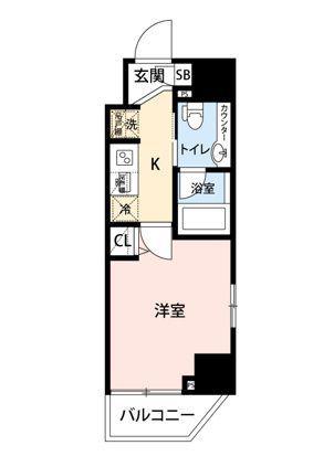 マイナビSTAY巣鴨駅北口(1K/10階)の間取り写真