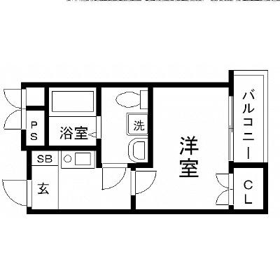MY江之子島マンション(1K/3階)の間取り写真