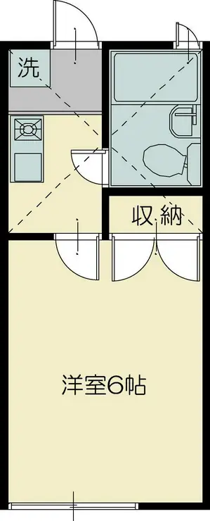 コゼット2 2階階 間取り