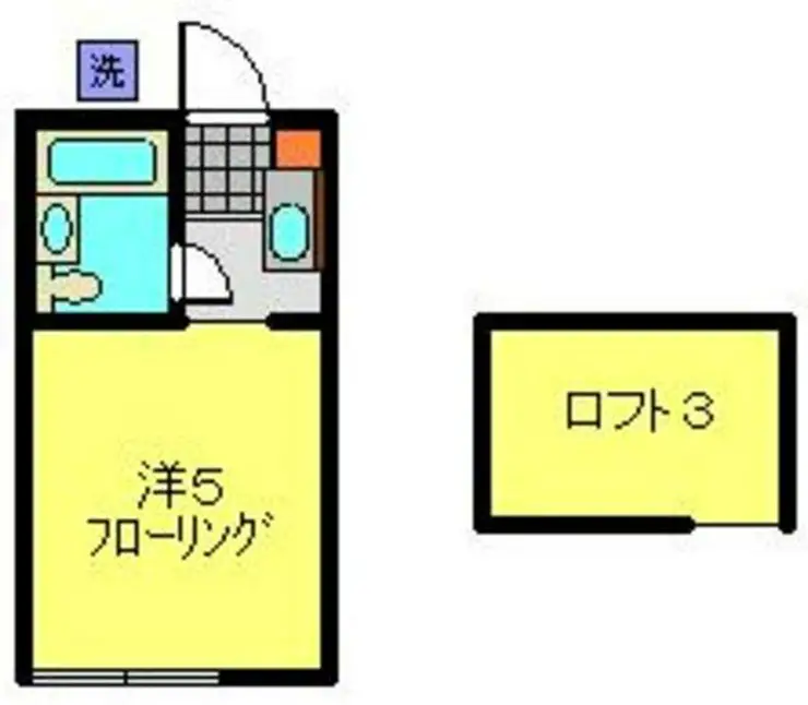 ロフト瀬田 2階階 間取り