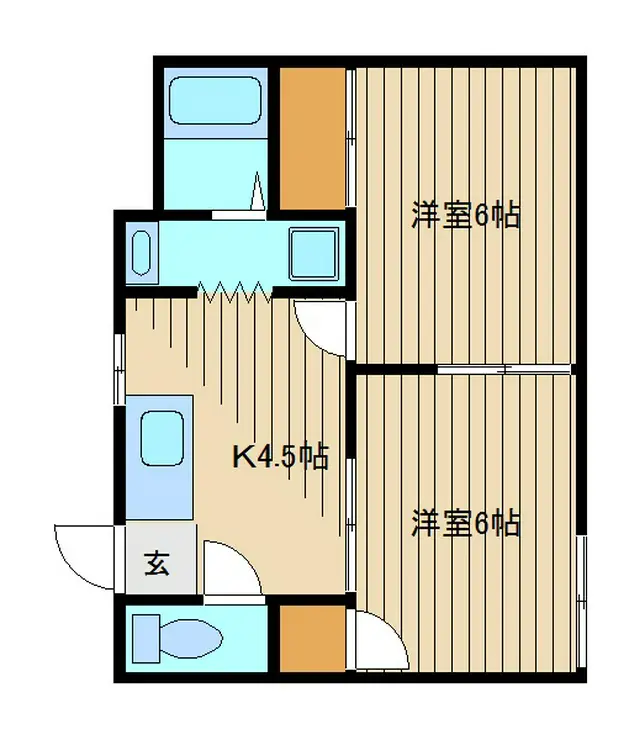 コート北町 2階階 間取り