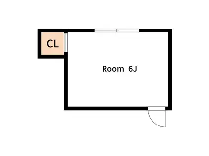シェアハウスわかば(ワンルーム/2階)の間取り写真