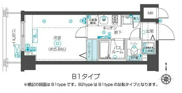 フェニックス武蔵関クアトロ 5階階 間取り