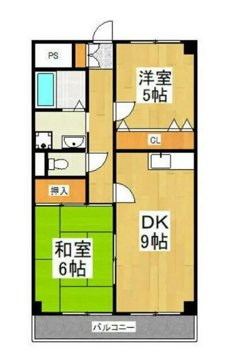 エクセル稲田 1階階 間取り