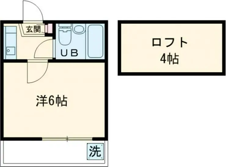 ハイムレインボーC棟 2階階 間取り