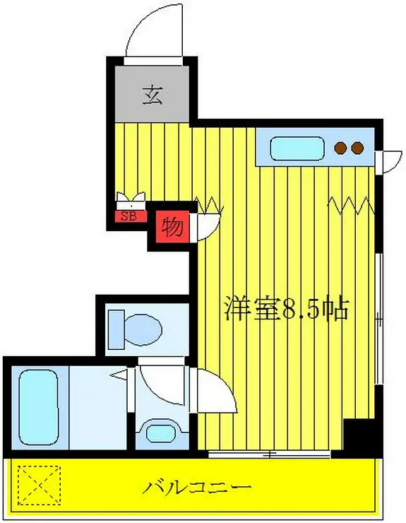 スクーデリア21 2階階 間取り